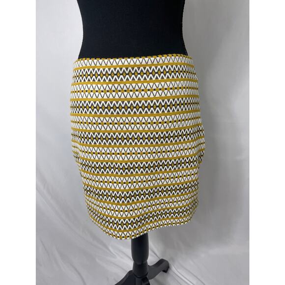 Vintage Express, retro pattern stretch mini skirt, women's small - Picture 3 of 6